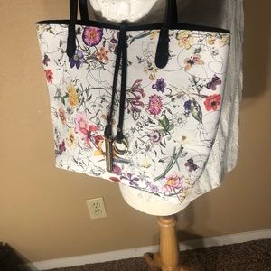 Floral shoulder bag
